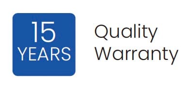 15 Year Quality Warranty